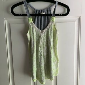 Lace tank top